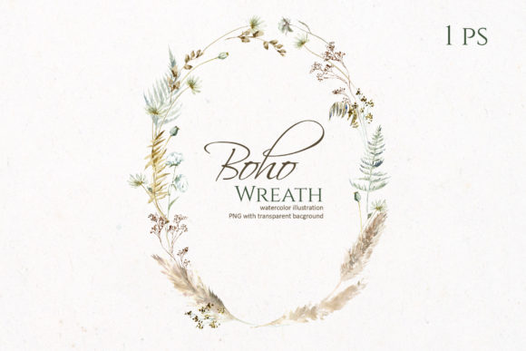 Boho Floral Frame: A Unique Touch for Your Special Occasions