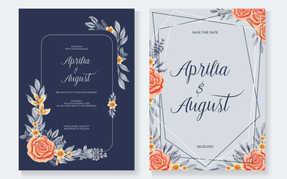Elegant Soft Floral Wedding Invitation: A Perfect Choice for Your Special Day