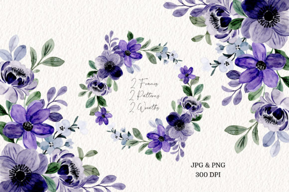 Enhance Your Designs with Digital Clipart Floral Watercolor Part28