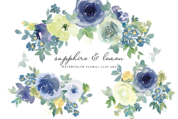 Enhance Your Designs with Sapphire Lemon Clipart