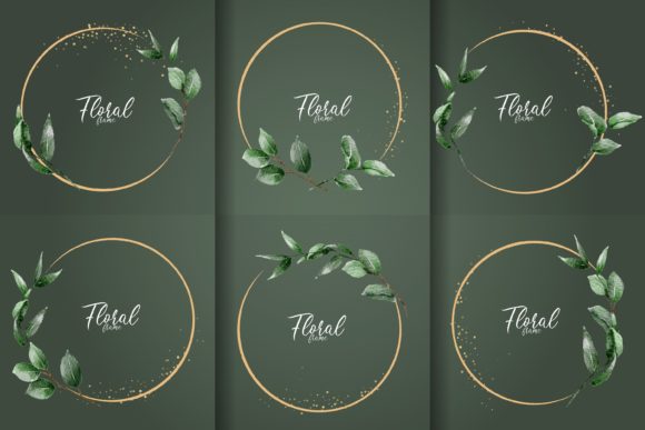 Exploring the Set of Minimalist Floral Frame Template: A Versatile Design Solution