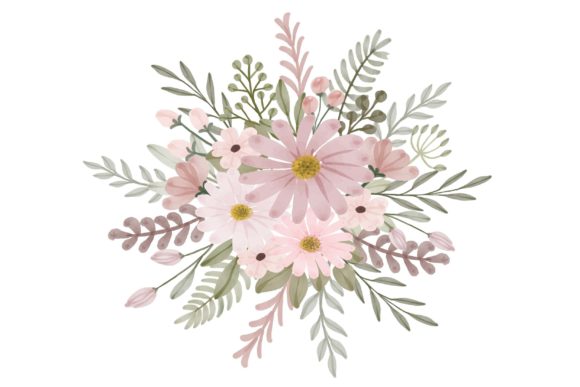 Exploring the Versatility of Pink Watercolor Floral Arrangements