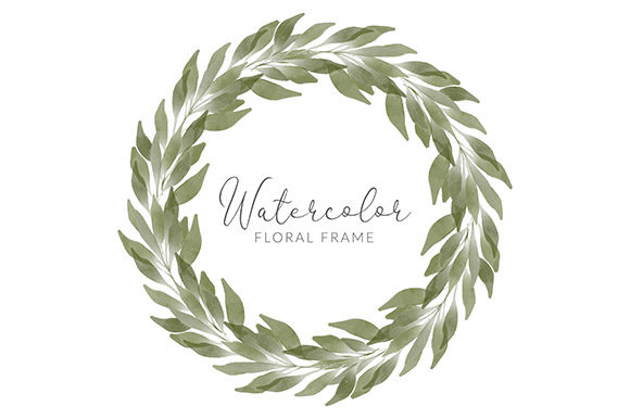 Exploring the Versatility of Watercolor Green Floral Circle Wreaths