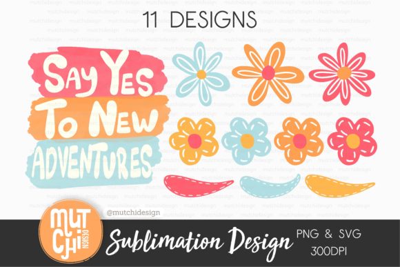 Floral Cliparts Sublimation Design: A Versatile Tool for Creative Projects